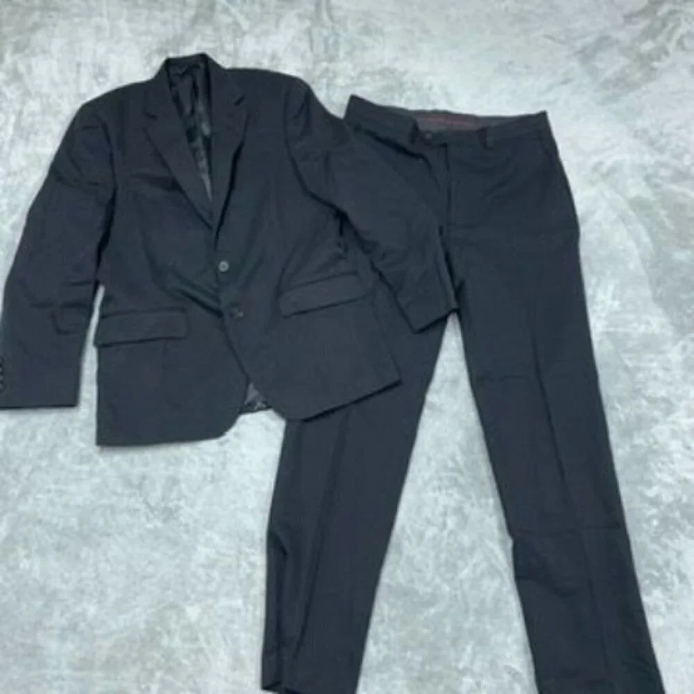 NEW Chaps Suit 38R Pants 34W X 32L Slim Fit Polyester Blend a1169 - Picture 1 of 13